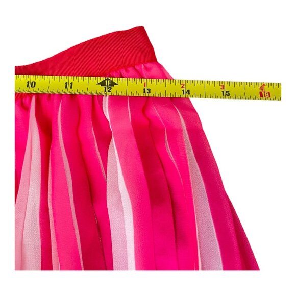 J.Crew hot pink fuchsia swing pleated skirt women's Size 00 - Picture 9 of 9